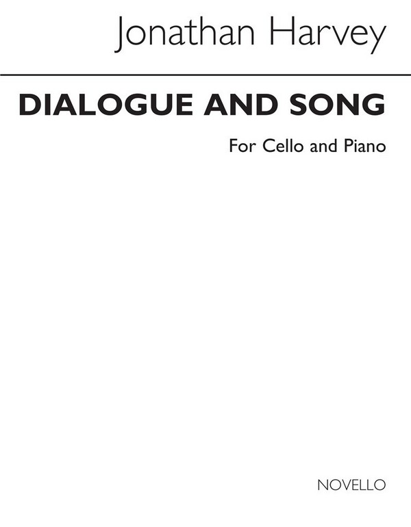 Dialogue and Song  for Cello and Piano  