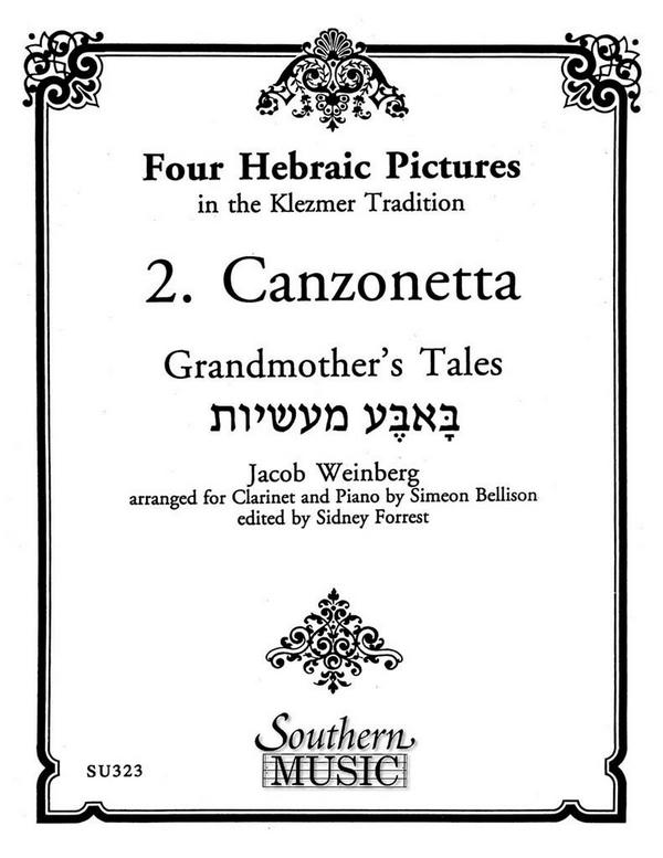 Canzonetta for clarinet and piano    