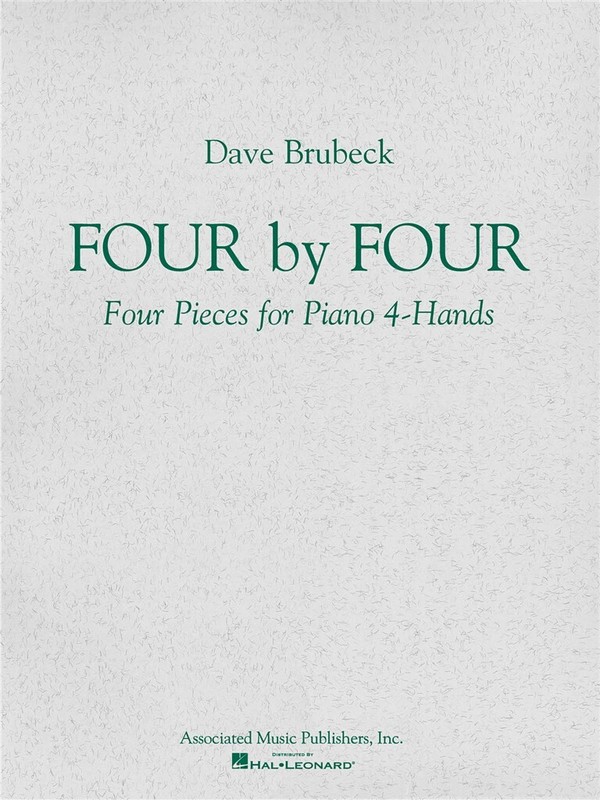 Four by Four 4 pieces  for piano 4 hands  score