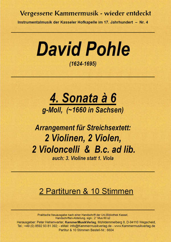 Sonata à 6 g-Moll Nr.4
