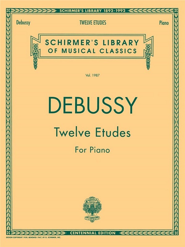 12 Etudes  for piano  