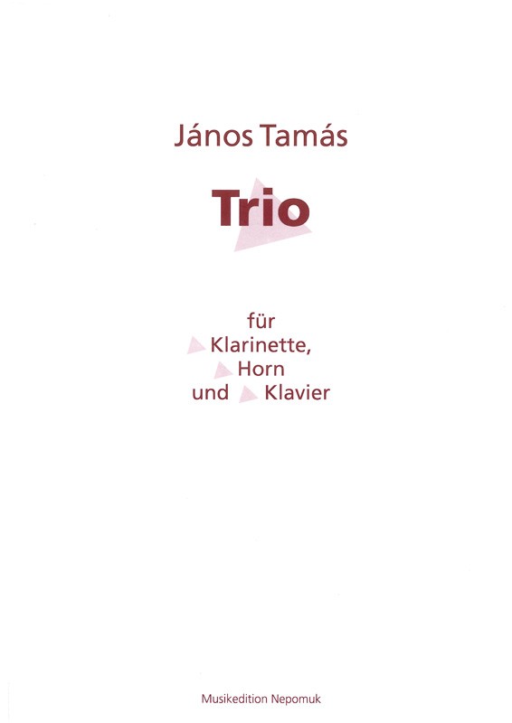Trio  für Klarinette, Horn und Klavier  Stimmen