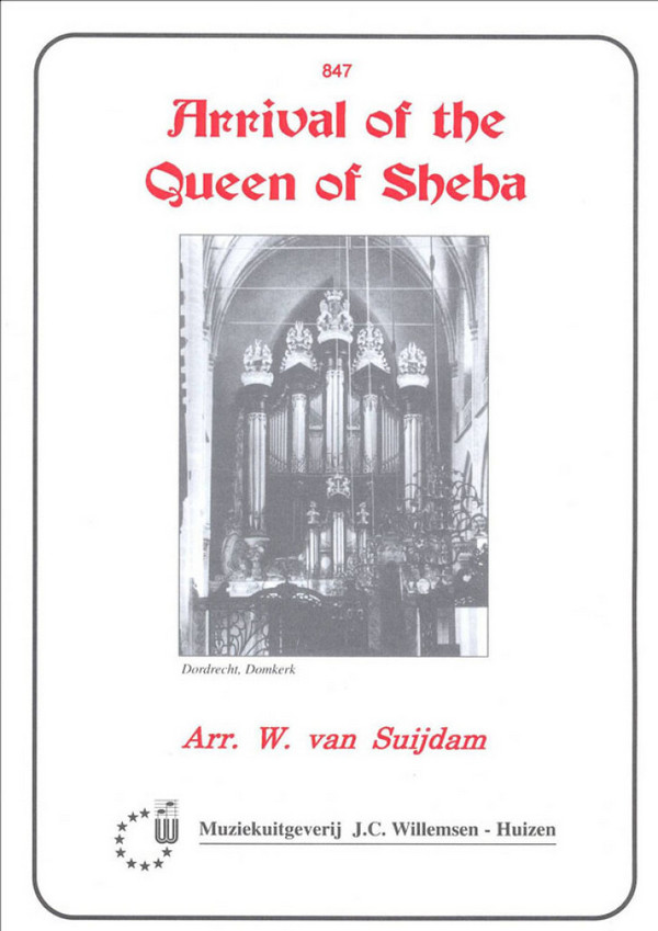 Händel, Friedrich Arrival of the Queen of Sheba for organ J