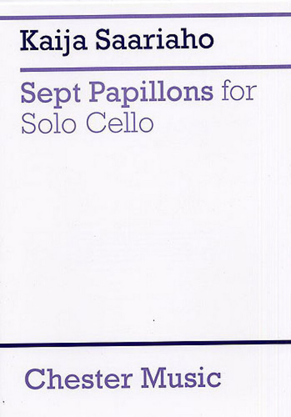 7 Papillons for cello    