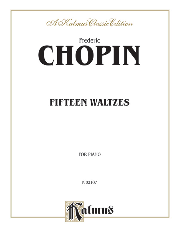 15 Waltzes  for piano  
