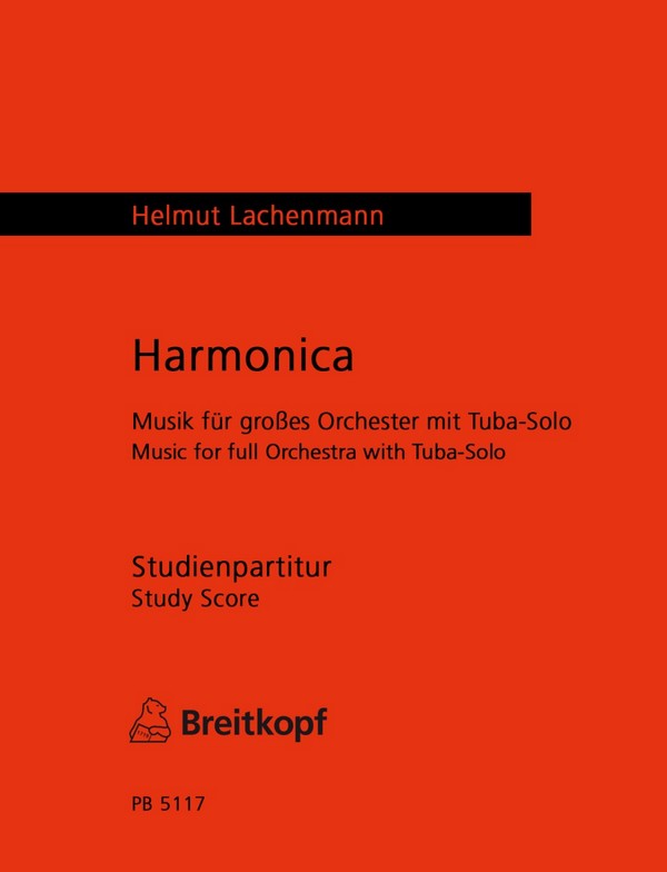 Harmonica  für Tuba und Orchester  Studienpartitur