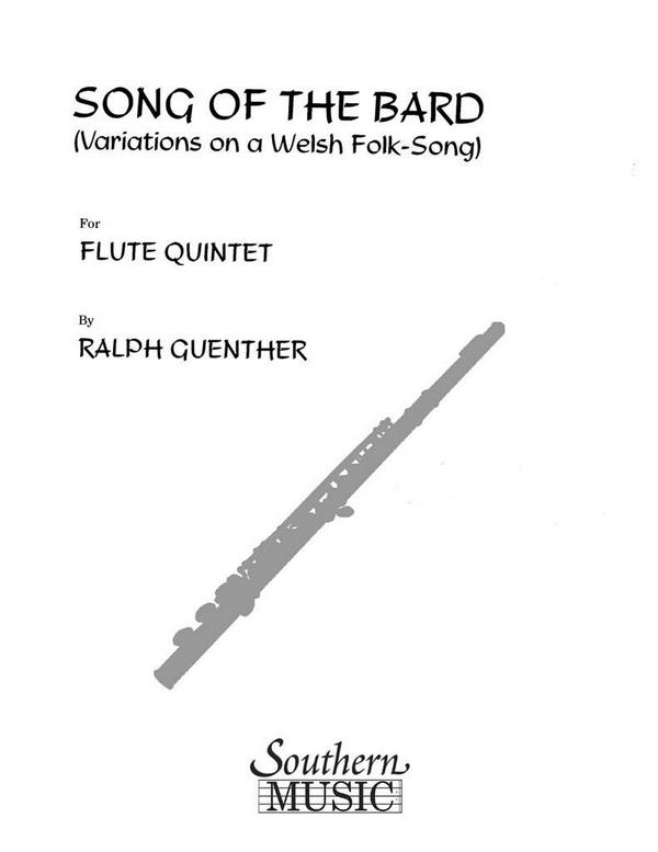 Song of the Bard . for 5 flutes  score and parts  