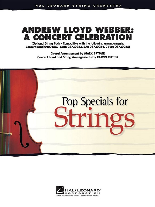 A Concert Celebration: for mixed chorus  and concert band (strings ad lib)  string pack (8-8-4-4-4)