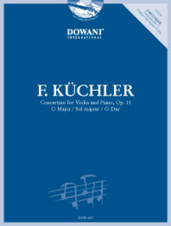 Concertino G-Dur op.11 (+CD) für Violine  und Klavier  