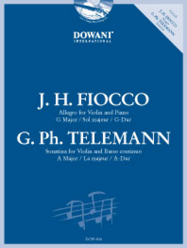 2 Stücke (+CD)  für Violine und Bc (Klavier)  