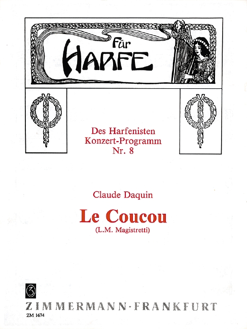 Le Coucou  für Harfe  