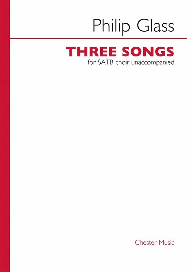 3 Songs  for mixed chorus a cappella  score