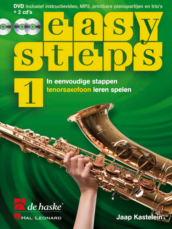 Easy Steps vol.1 (+DVD +2 CD's)  voor tenorsaxofoon (nl)  