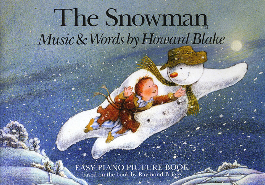 The Snowman   for easy piano (with story and pictures)  