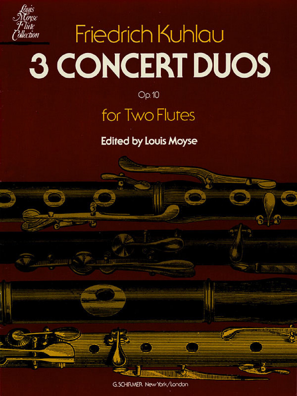 3 Concert Duos op10b for 2 flutes  parts  