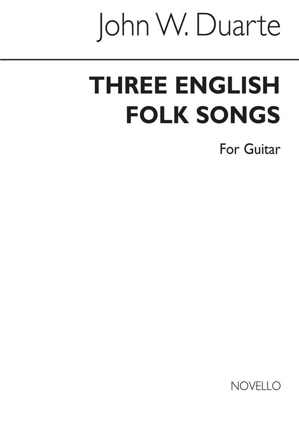 3 English Folk Songs  for guitar  