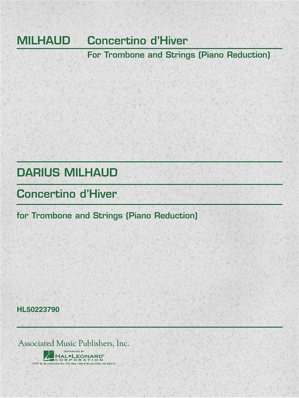 Concertino d'Hiver for Trombone and