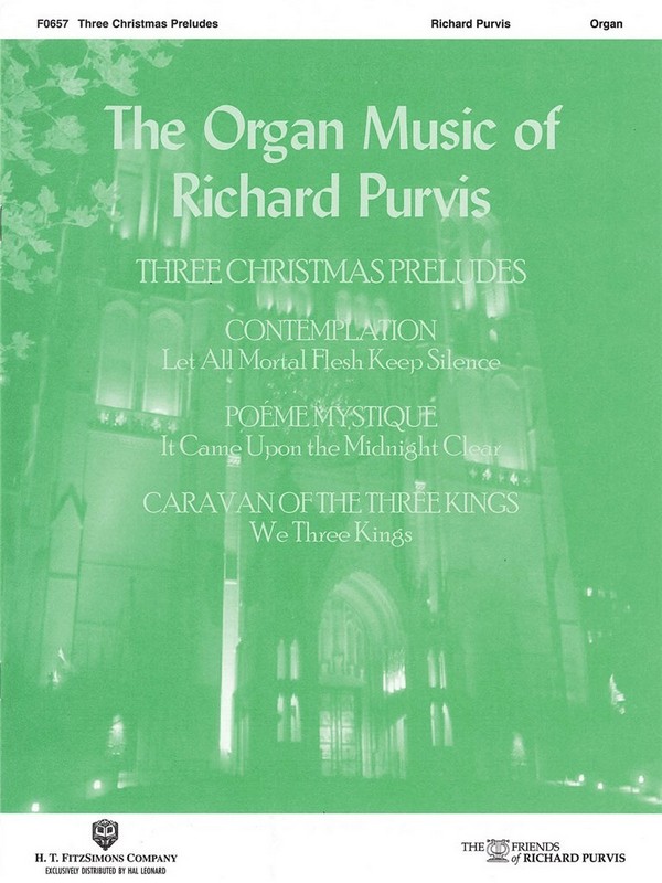 3 Christmas Preludes  for organ  
