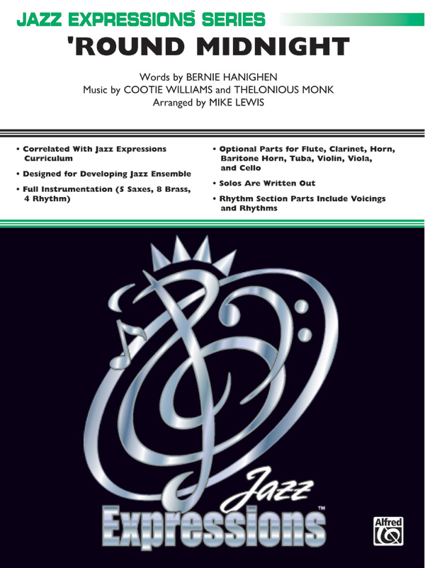 Round Midnight: for jazz ensemble  score and parts  