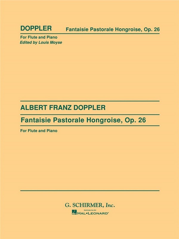 Fantaisie Pastorale Hongroise op.26  for flute and piano  