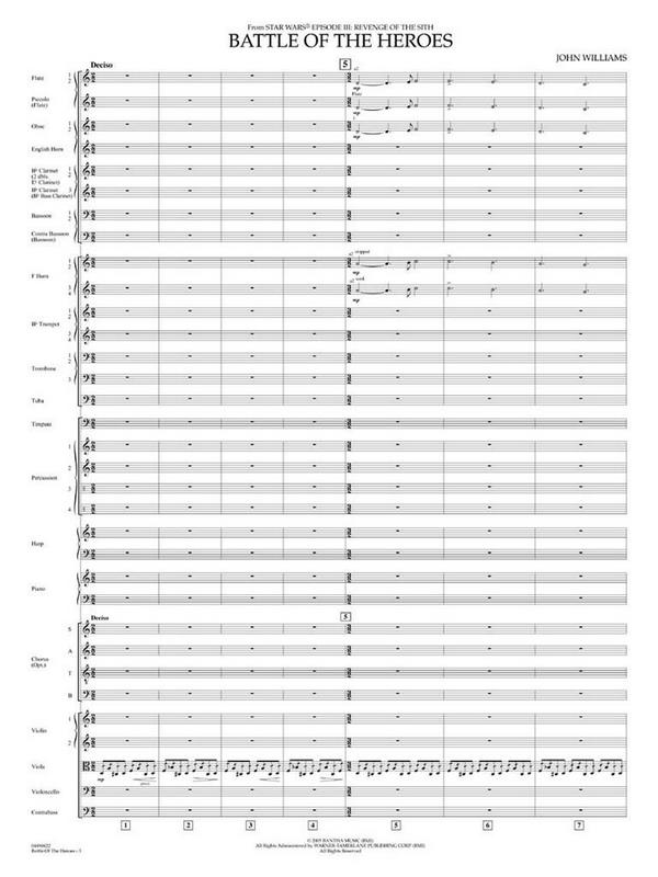 Battle of the Heroes: for orchestra  score  