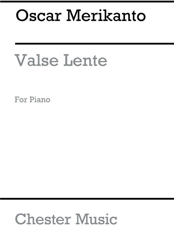Valse lente for piano  archive copy  