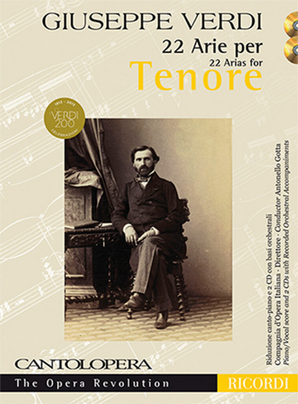 22 Arias for Tenor (+2 CD's) for tenor  and piano  