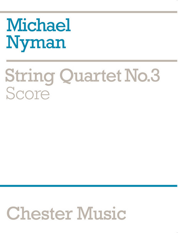 String Quartet no.3  score,  archive copy  