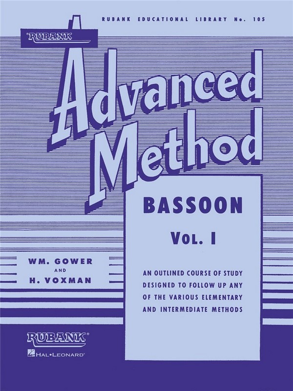 Advanced Method vol.1  for bassoon  