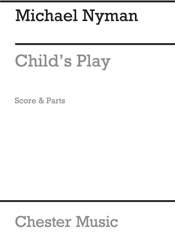 Child's Play  for flute, clarinet, violin, cello and piano  parts,  archive copy