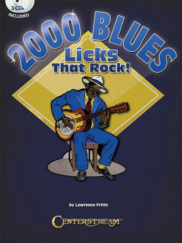 2000 Blues Licks that rock (+3 CD's):  for guitar/tab  