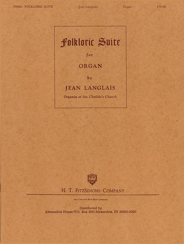Folcloristic Suite  for organ  
