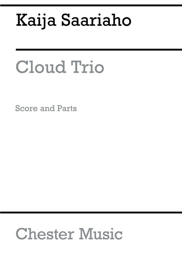 Cloud Trio  for violin, ciola and cello  score and parts,  archive copy