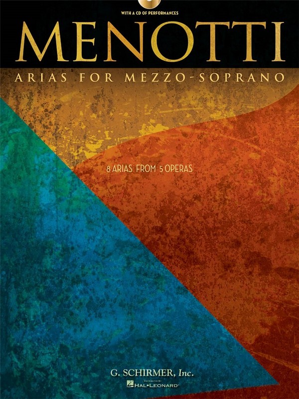 Arias (+CD)  for mezzo-soprano and piano  score