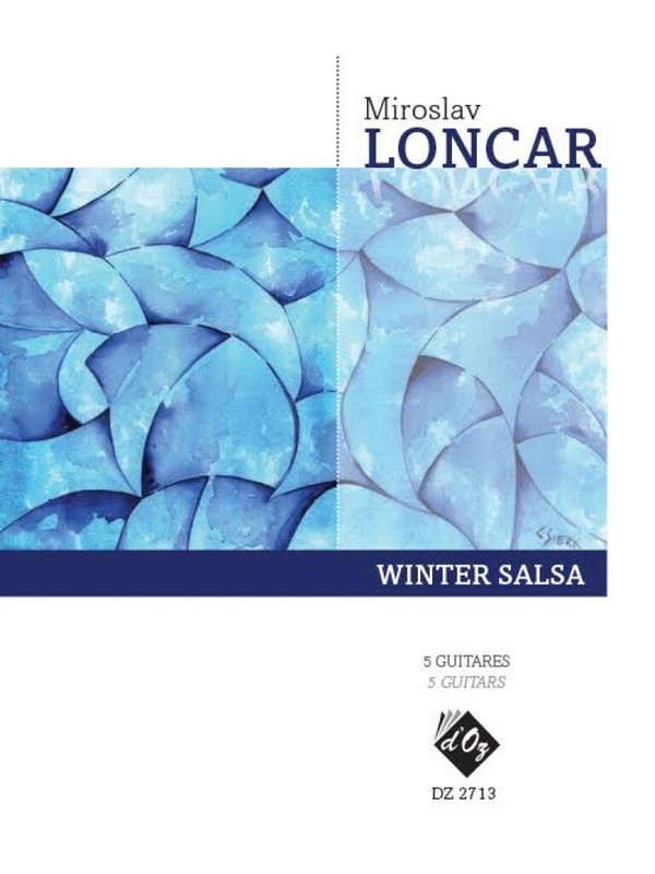 Winter Salsa  for 5 guitars  score and parts