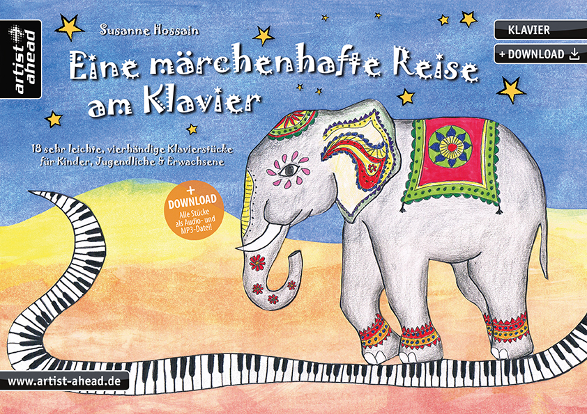 Eine märchenhafte Reise am Klavier (+Download)  für Klavier zu 4 Händen  Spielpartitur