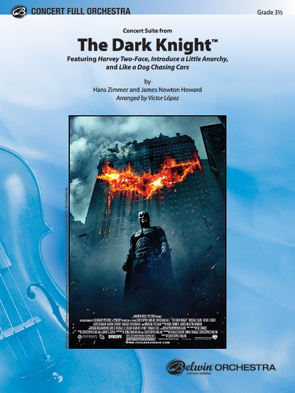 Concert Suite from The dark Knight:  for orchestra  score andparts (strings 8-8-5-5-5)