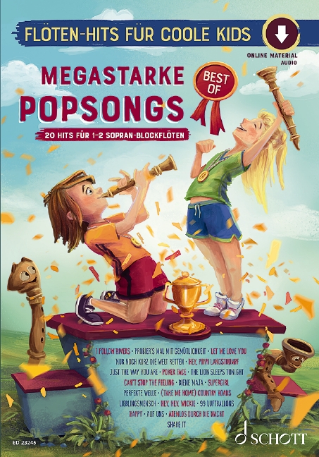 Megastarke Popsongs - Best of (+Online-Audio)