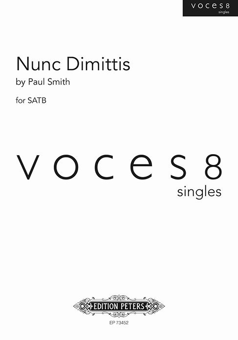 Nunc Dimittis  for mixed chorus (piano for rehearsal only)  chorus score