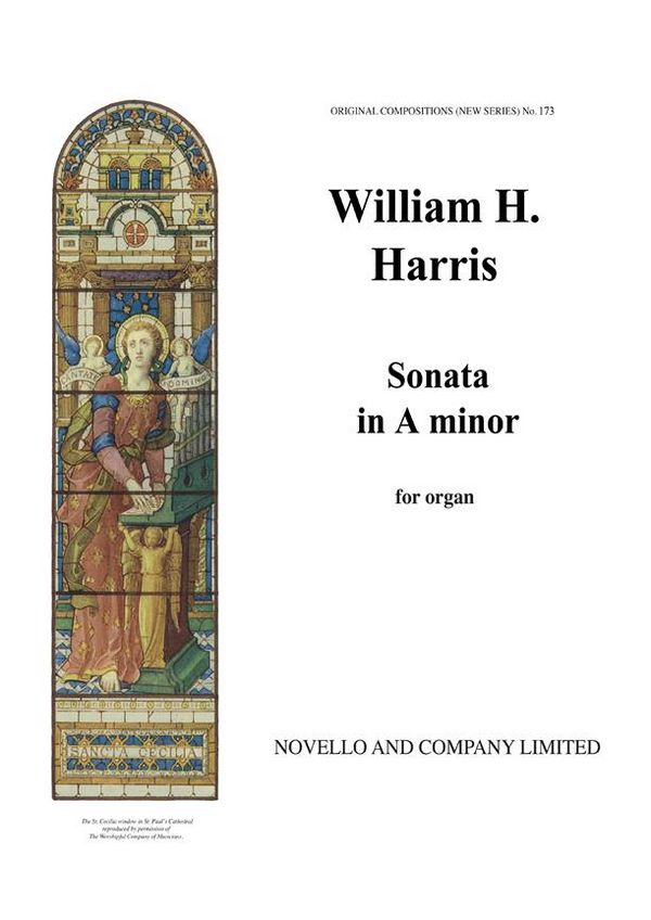 Sir William Henry Harris, Sonata In A Minor&nbsp;&nbsp;Orgel&nbsp;&nbsp;Buch