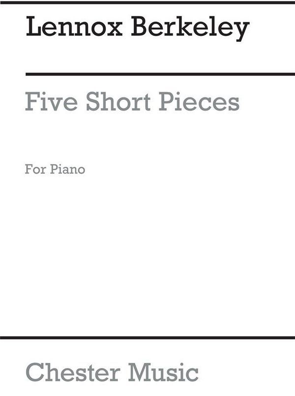 Five Short Pieces    for piano   