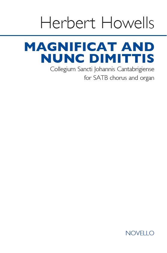 Herbert Howells, Magnificat And Nunc Dimittis&nbsp;&nbsp;SATB and Organ&nbsp;&nbsp;Chorpartitur