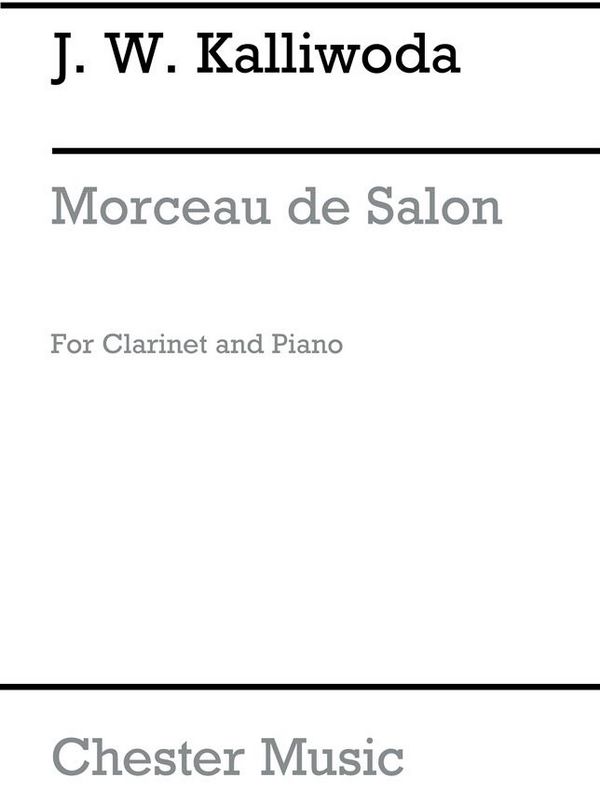Morceau de salon  for clarinet and piano  archive copy