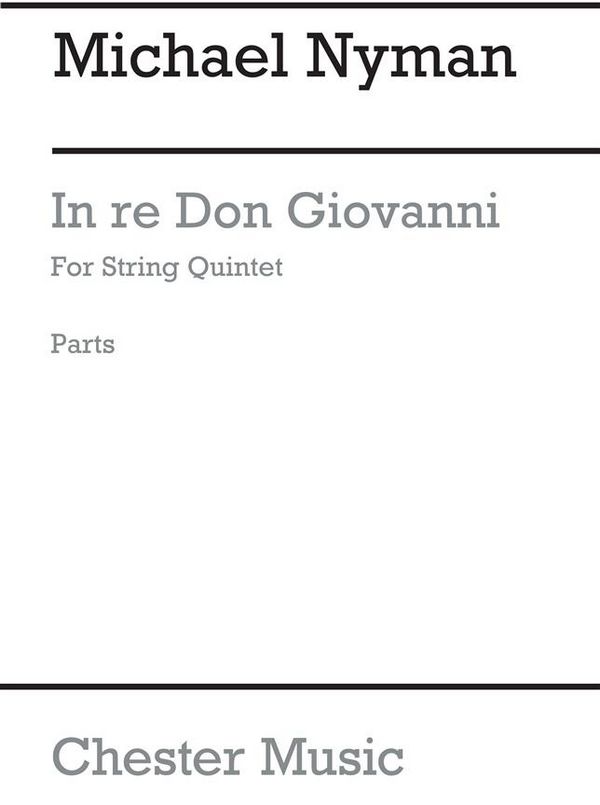 In Re Don Giovanni  for string quintet  set of parts