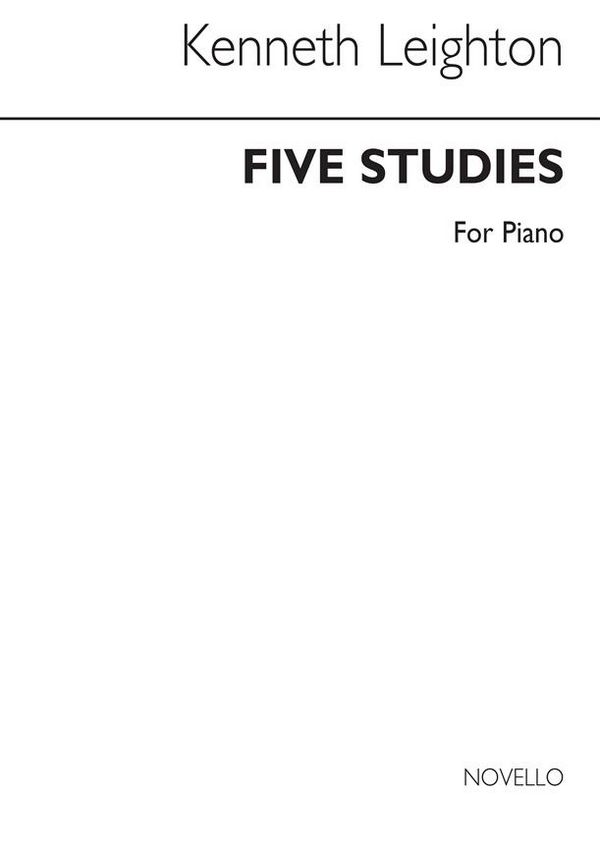 Kenneth Leighton, Five Piano Studies Op.22&nbsp;&nbsp;Klavier&nbsp;&nbsp;Buch