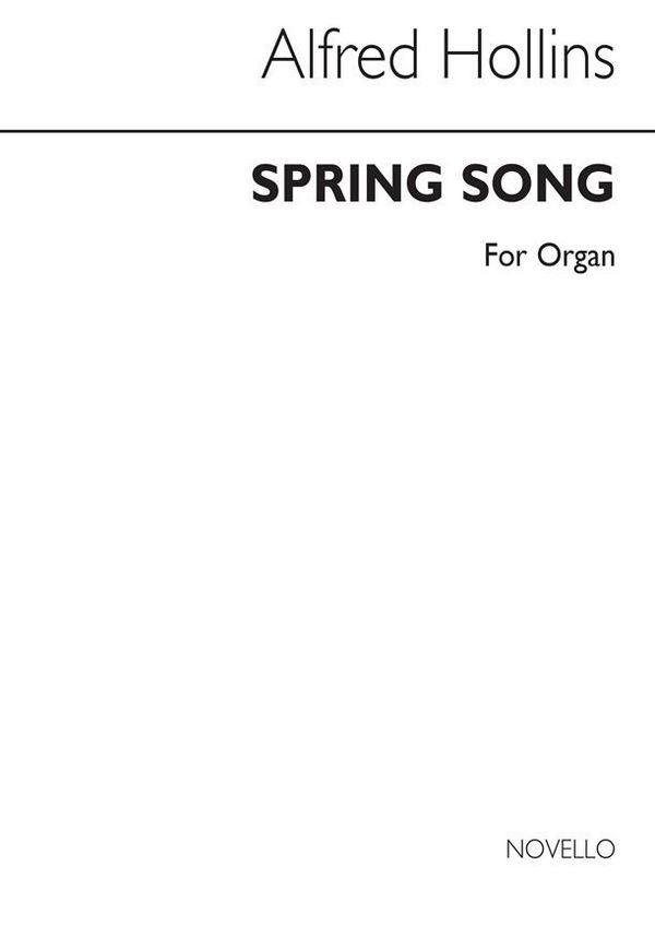 Spring Song  for organ   
