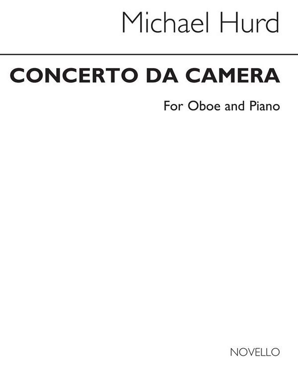 Michael Hurd, Concerto Da Camera&nbsp;&nbsp;Oboe und Klavier&nbsp;&nbsp;Buch