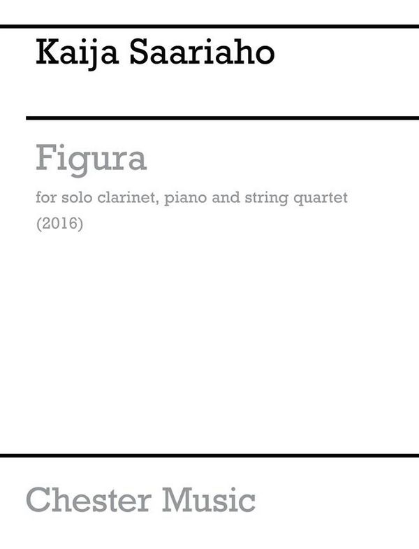 Figura  for solo clarinet, piano and string quartet  score and parts