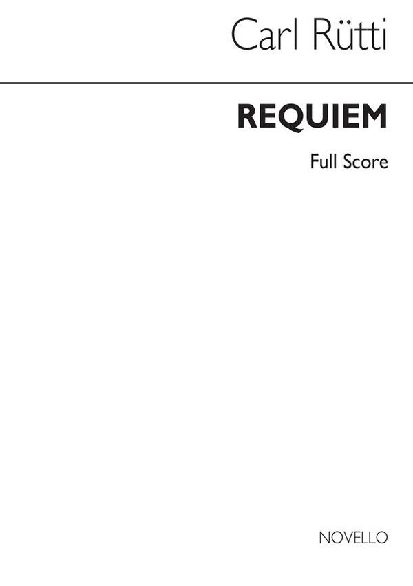 Requiem (2007)  for soprano and baritone solo, mixed double choir, strings, harp,organ  full score (la)