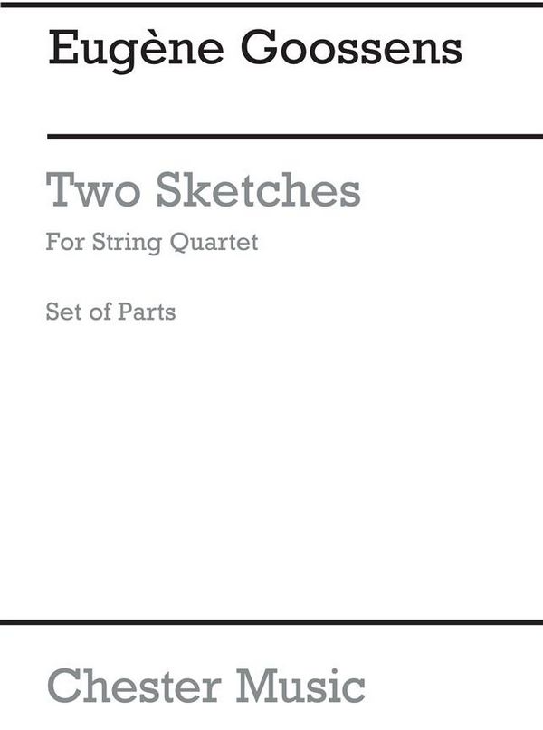 2 Sketchjes  for string quartet  parts